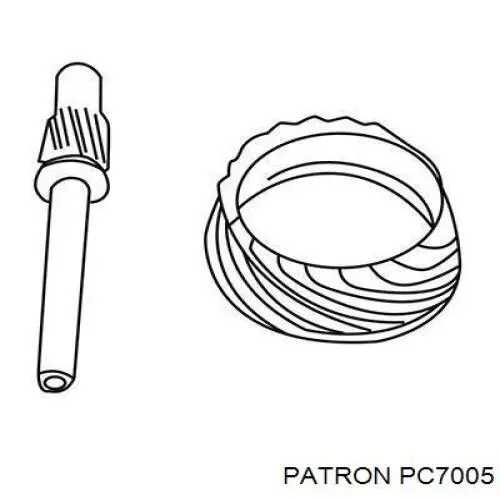 PC7005 Patron cable para velocimetro