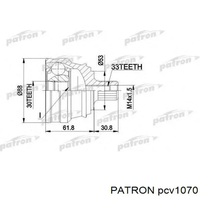 Junta homocinética exterior delantera Toyota Celica T16