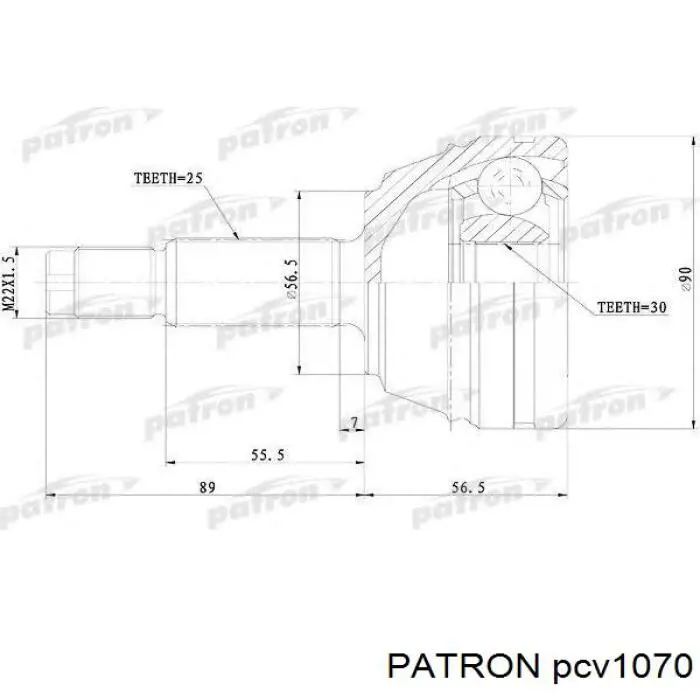 Junta homocinética exterior delantera Toyota Celica T16