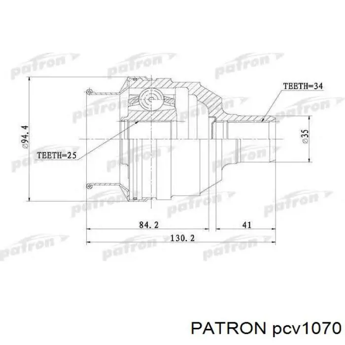 Junta homocinética exterior delantera Toyota Celica T16