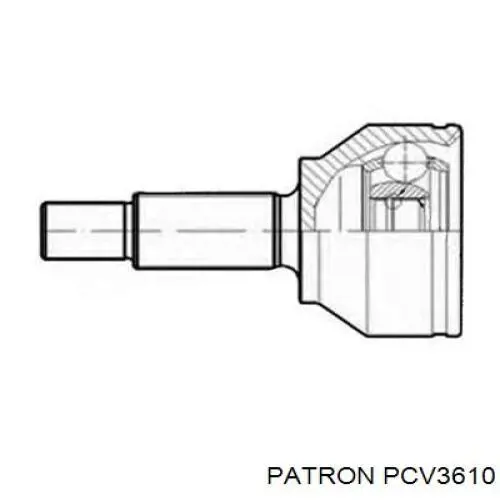 PCV3610 Patron junta homocinética exterior delantera