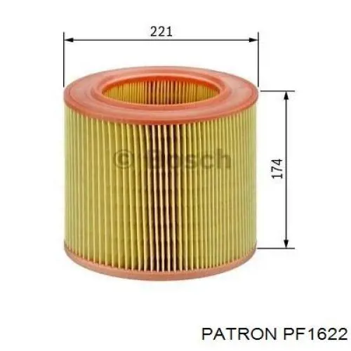 Filtro de aire Ford Ranger ET