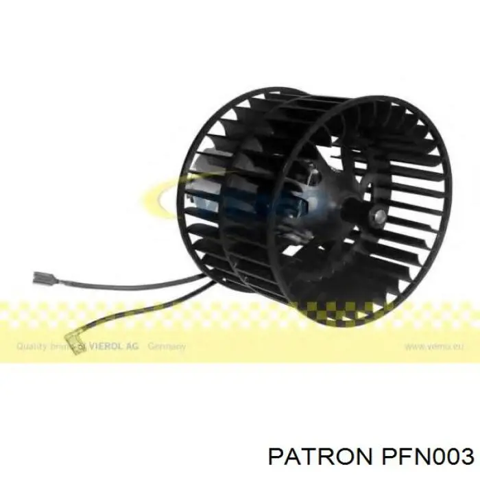 PFN003 Patron motor eléctrico, ventilador habitáculo