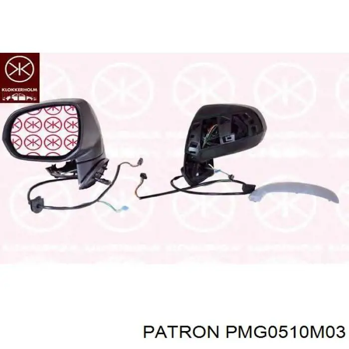 PMG0510M03 Patron luz intermitente de retrovisor exterior izquierdo