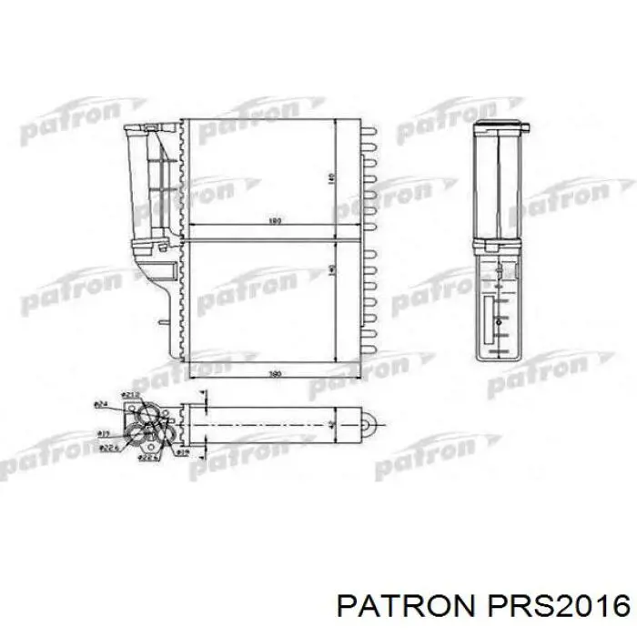 PRS2016 Patron radiador de calefacción