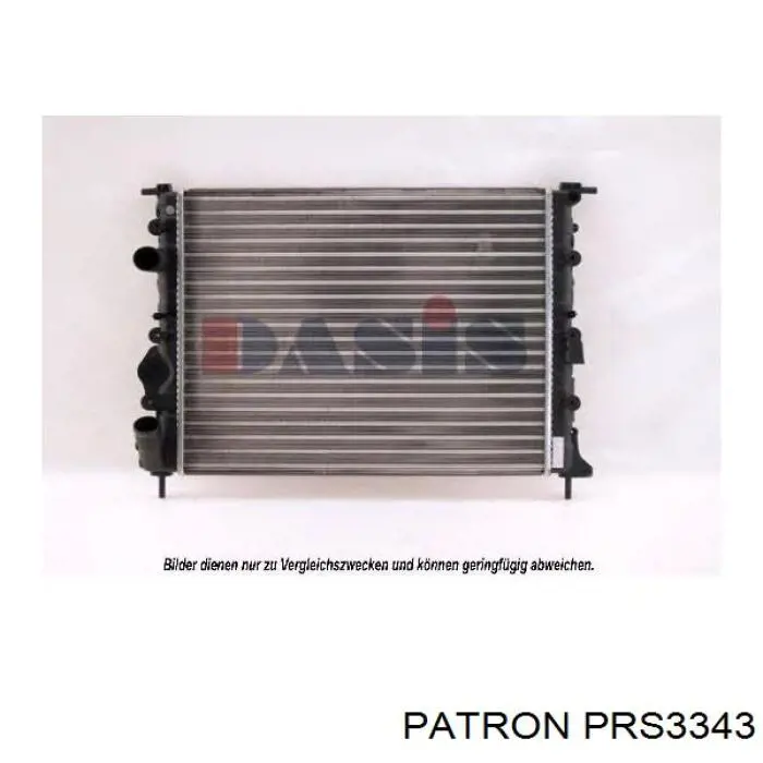 PRS3343 Patron radiador refrigeración del motor