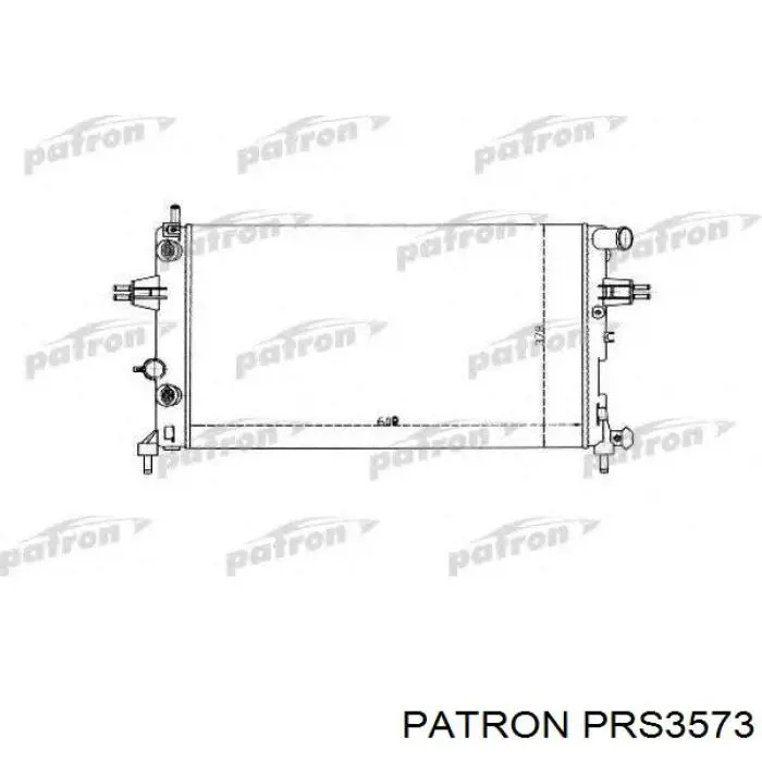 PRS3573 Patron radiador refrigeración del motor