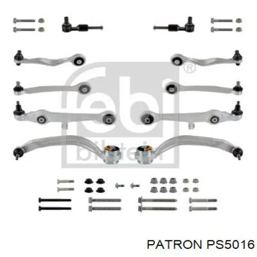 PS5016 Patron kit de brazo de suspension delantera