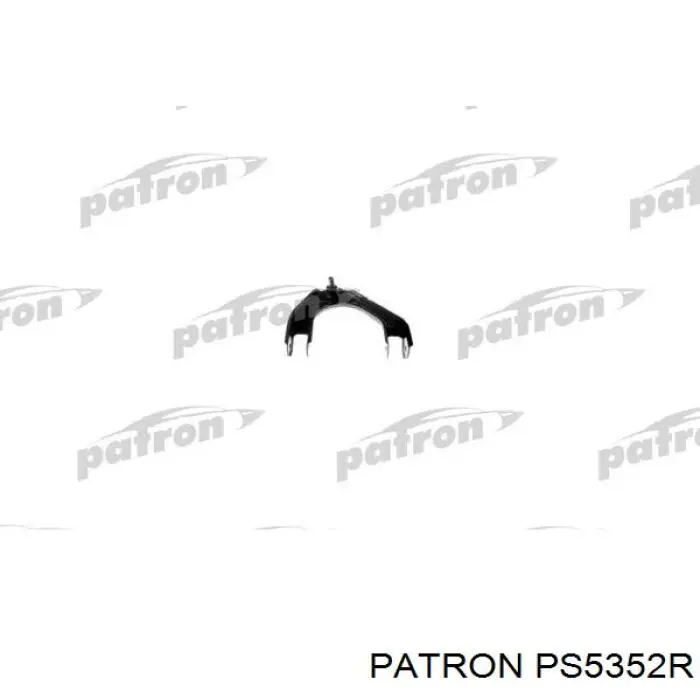 PS5352R Patron barra oscilante, suspensión de ruedas delantera, superior derecha