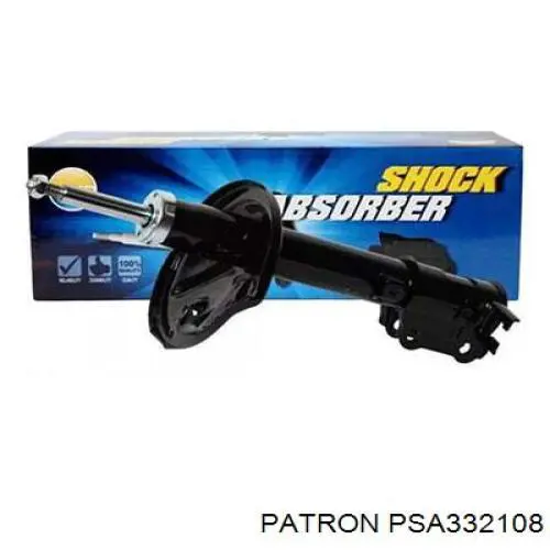 PSA332108 Patron amortiguador trasero derecho