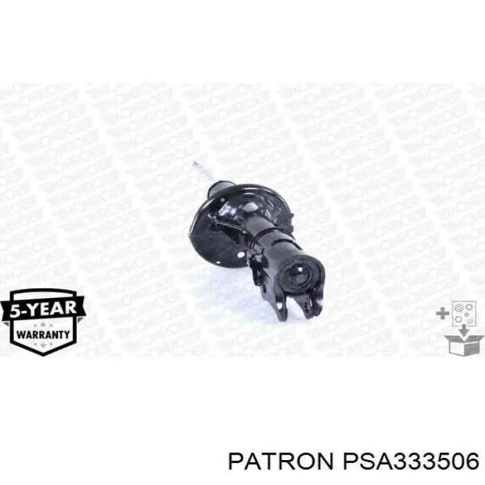 PSA333506 Patron amortiguador delantero derecho