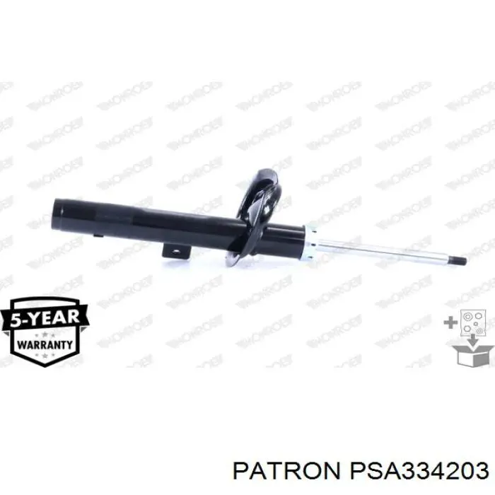 PSA334203 Patron amortiguador delantero derecho