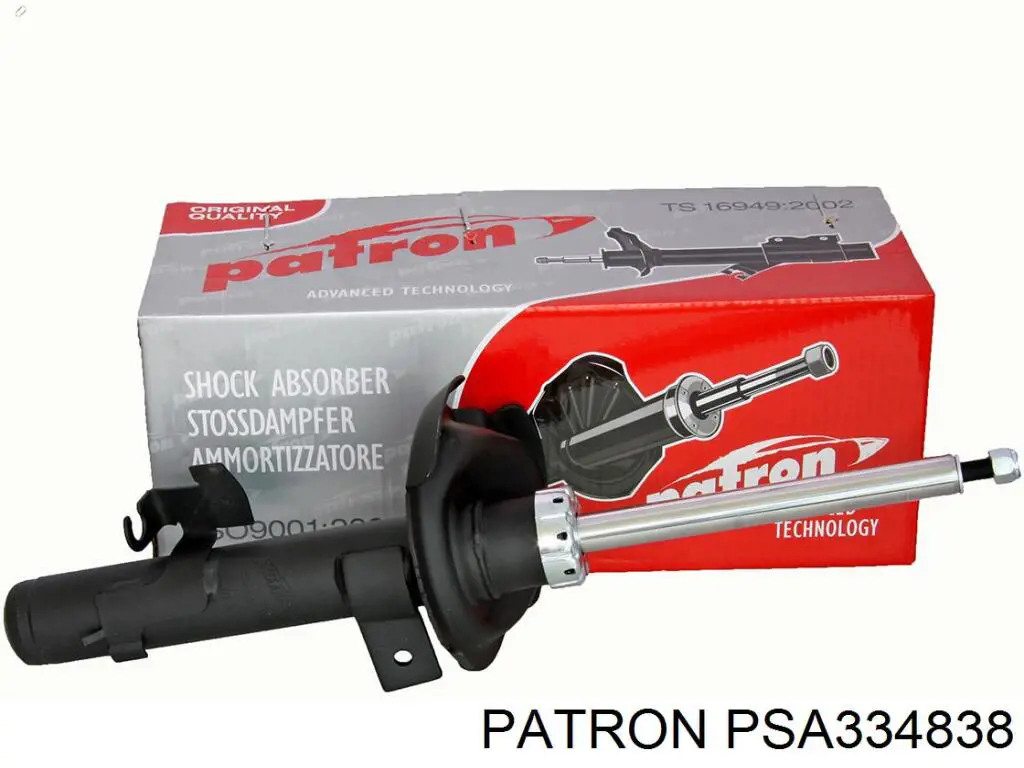 PSA334838 Patron amortiguador delantero derecho