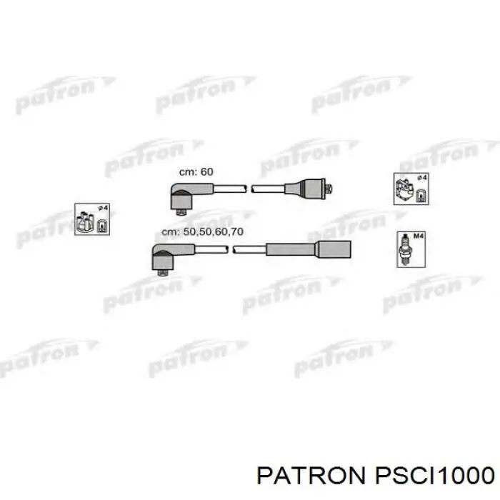 PSCI1000 Patron juego de cables de encendido