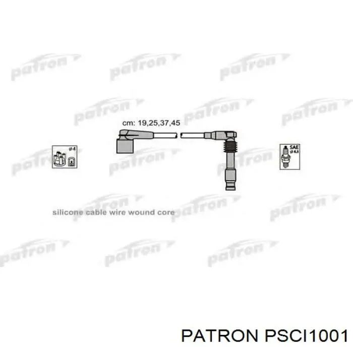 PSCI1001 Patron juego de cables de encendido