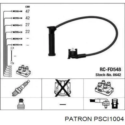 PSCI1004 Patron cables de bujías