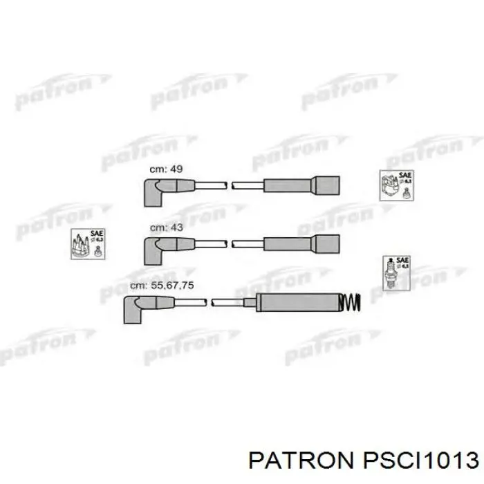 PSCI1013 Patron juego de cables de encendido