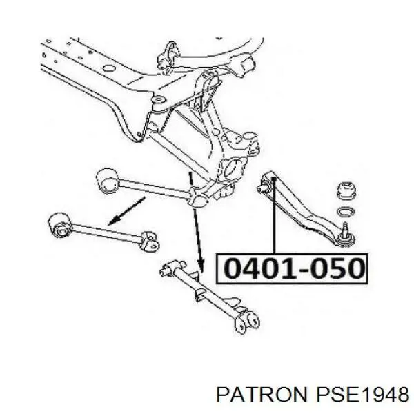 PSE1948 Patron suspensión, barra transversal trasera, interior