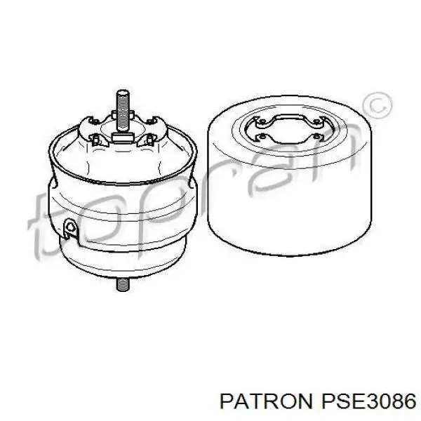 PSE3086 Patron almoahada (soporte Del Motor Izquierda / Derecha)