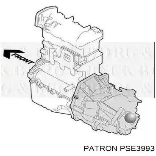 PSE3993 Patron soporte motor izquierdo