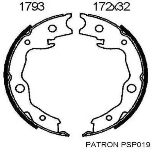 Juego de zapatas de frenos, freno de estacionamiento Nissan Tiida C11X