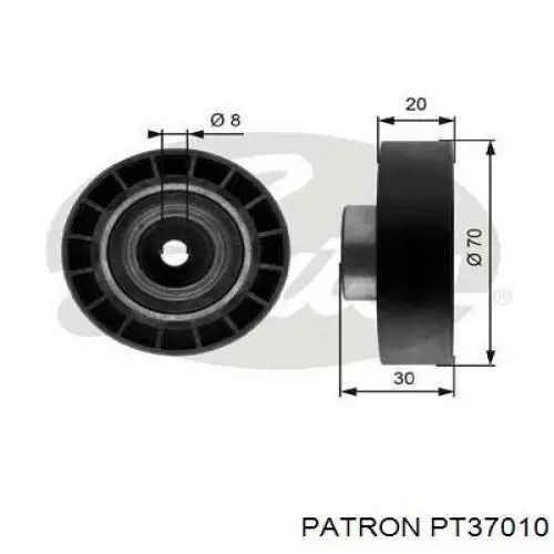 PT37010 Patron tensor de correa, correa poli v