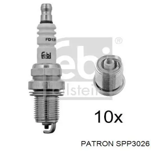 Bujía de encendido Nissan Sunny 3 N14