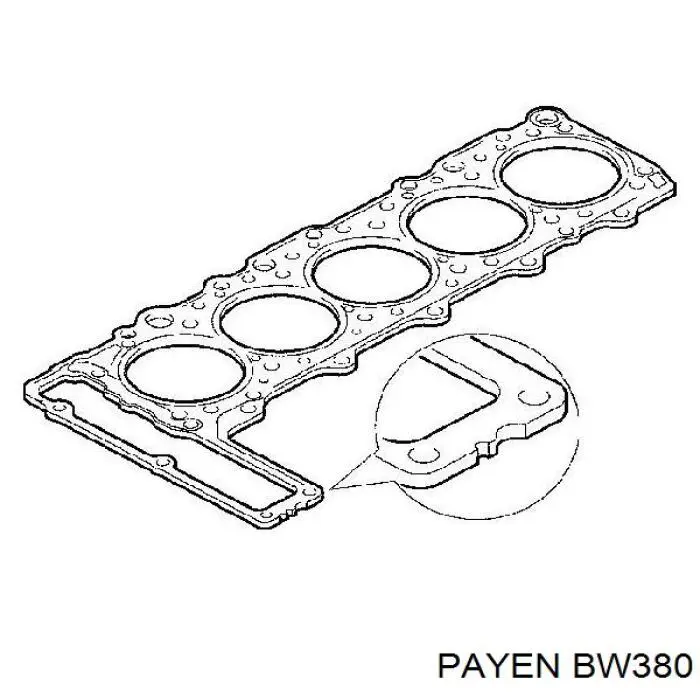 BW380 Payen junta de culata