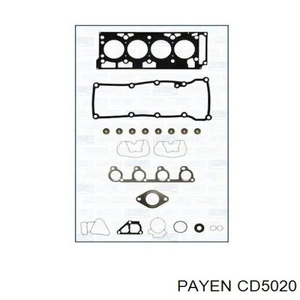 CD5020 Payen Juego de juntas superiores de motor