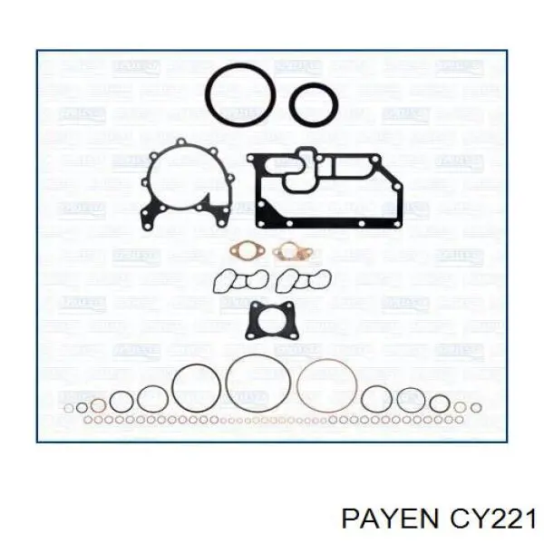 CY221 Payen juego de juntas de motor, completo, superior