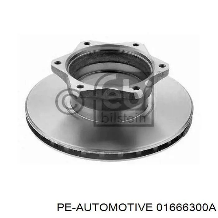 016.663-00A PE Automotive disco de freno trasero