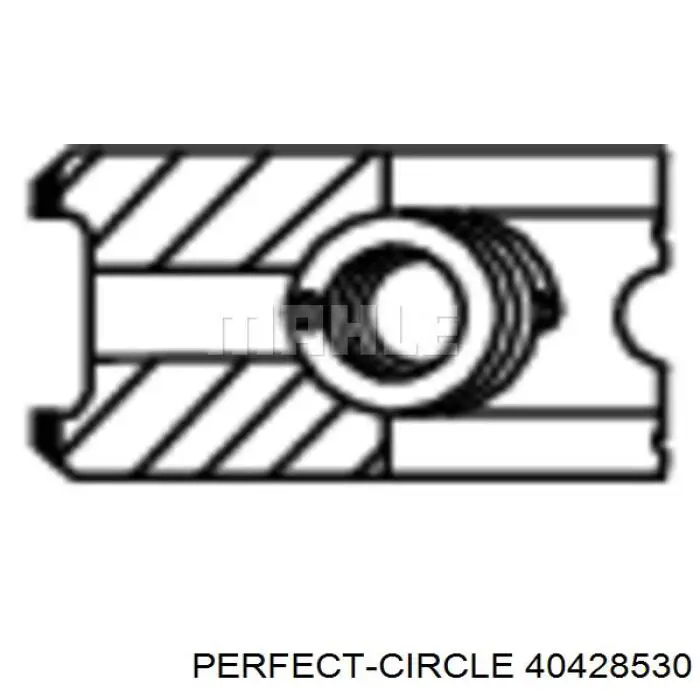 40428530 Perfect Circle juego de aros de pistón para 1 cilindro, std