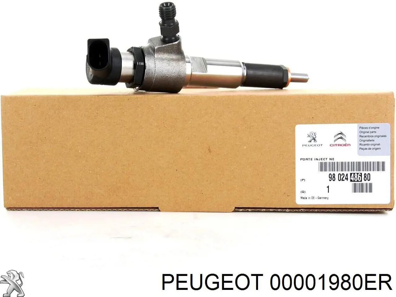 Inyectores Peugeot/Citroen 00001980ER precio, desde 253,51 EUR