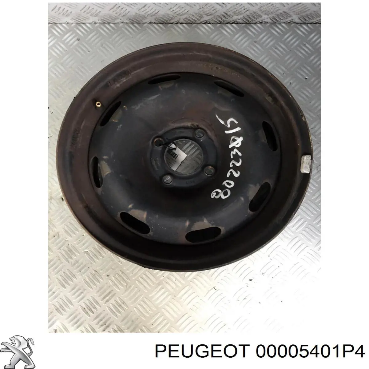 00005401P4 Peugeot/Citroen llantas de acero (estampado)