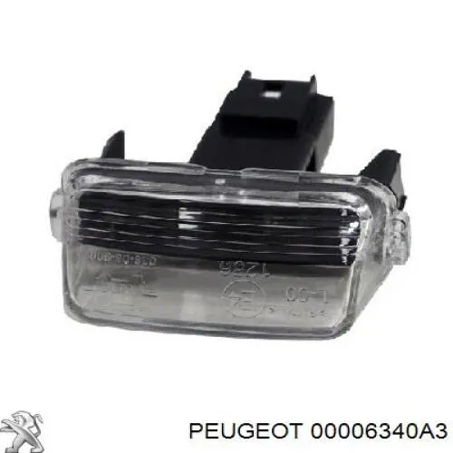 Lampara de matricula Peugeot/Citroen 00006340A3 precio, desde 3,10 EUR