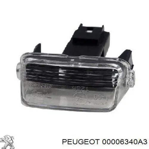 Comprar 00006340A3 Peugeot/Citroen Luz matricula