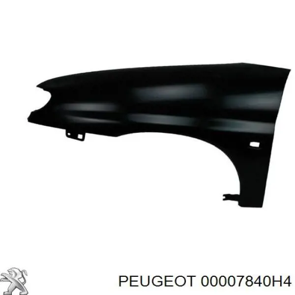 00007840H4 Peugeot/Citroen guardabarros delantero izquierdo