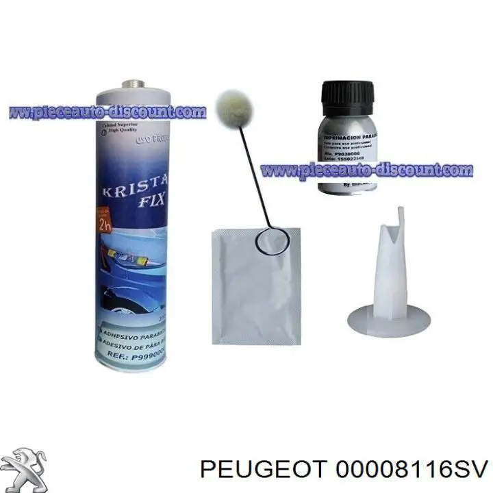 Comprar 00008116SV Peugeot/Citroen Luna parabrisas