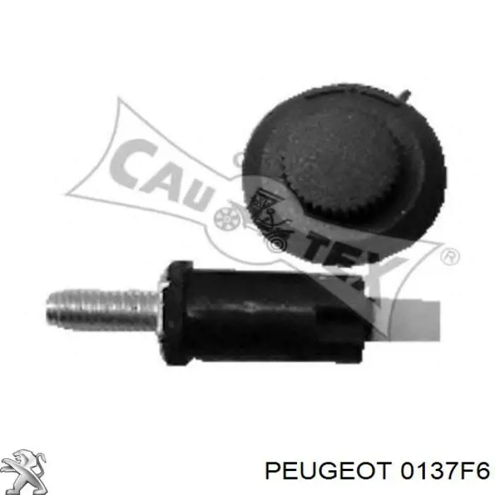 Comprar 0137F6 Peugeot/Citroen Cojín de la tapa decorativa del motor