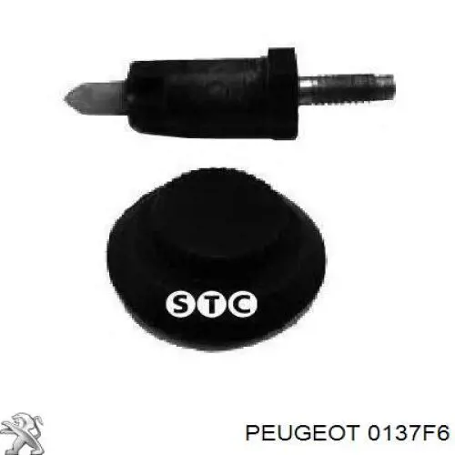 Cojín de la tapa decorativa del motor 0137F6 Peugeot/Citroen