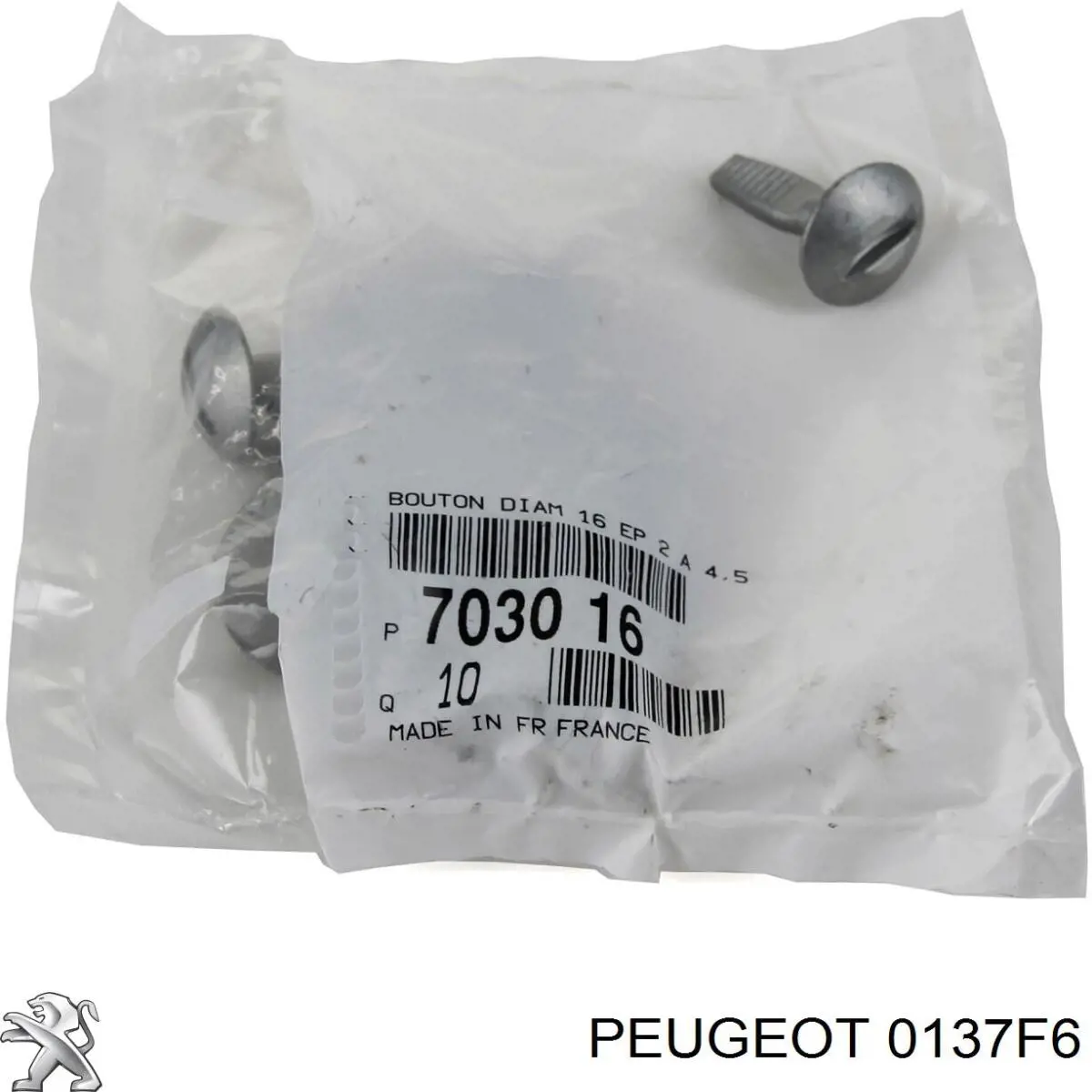 Cojín de la tapa decorativa del motor Peugeot/Citroen 0137F6