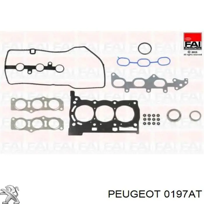 0197AT Peugeot/Citroen juego de juntas de motor, completo, superior