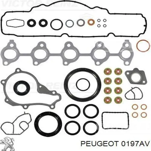Kit completo de juntas Peugeot/Citroen 0197AV precio, desde 106,70 EUR
