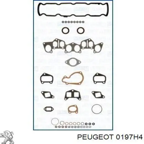 Juego de juntas para motor 0197H4 Peugeot/Citroen