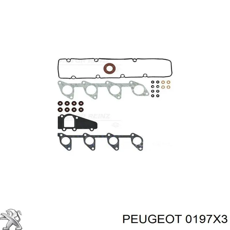Comprar 0197X3 Peugeot/Citroen Juego de juntas superiores de motor