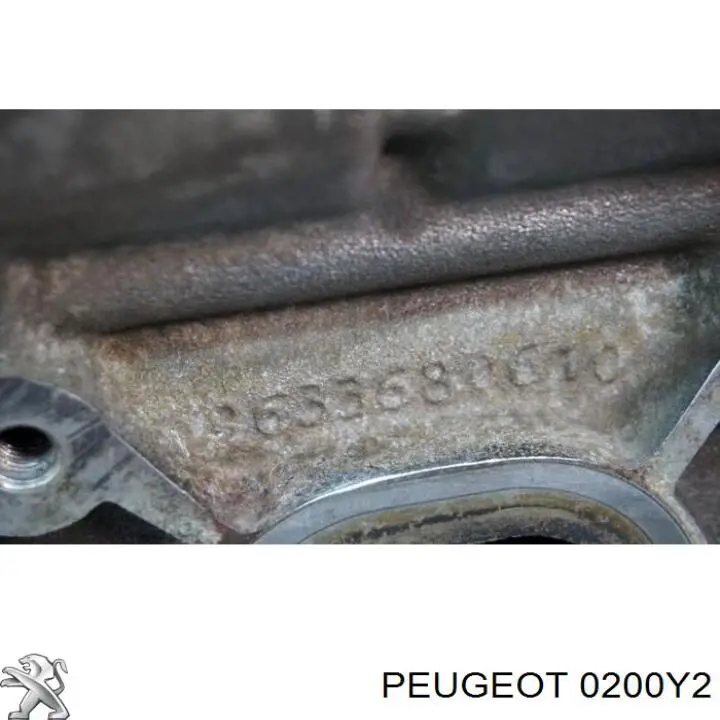 0200Y2 Peugeot/Citroen Cabeza del motor