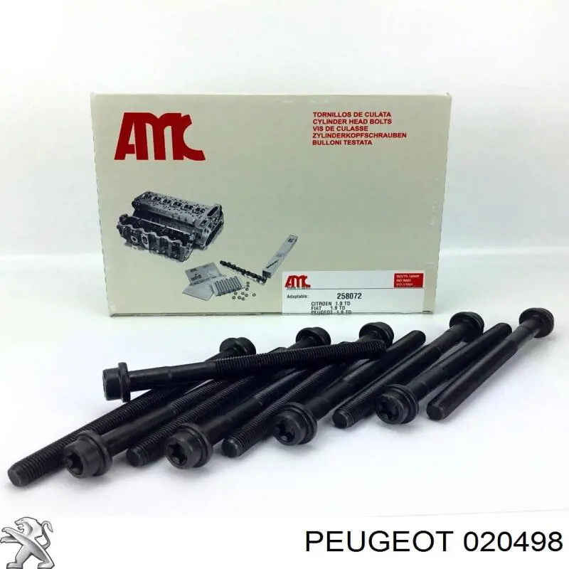Juego tornillos culata Peugeot/Citroen 020498 precio, desde 24,42 EUR