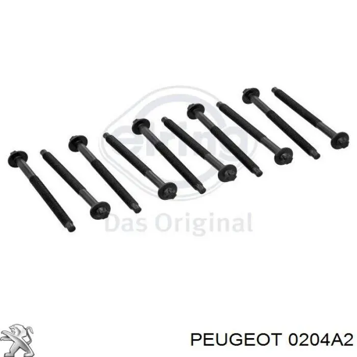 0204A2 Peugeot/Citroen Pernos de culata