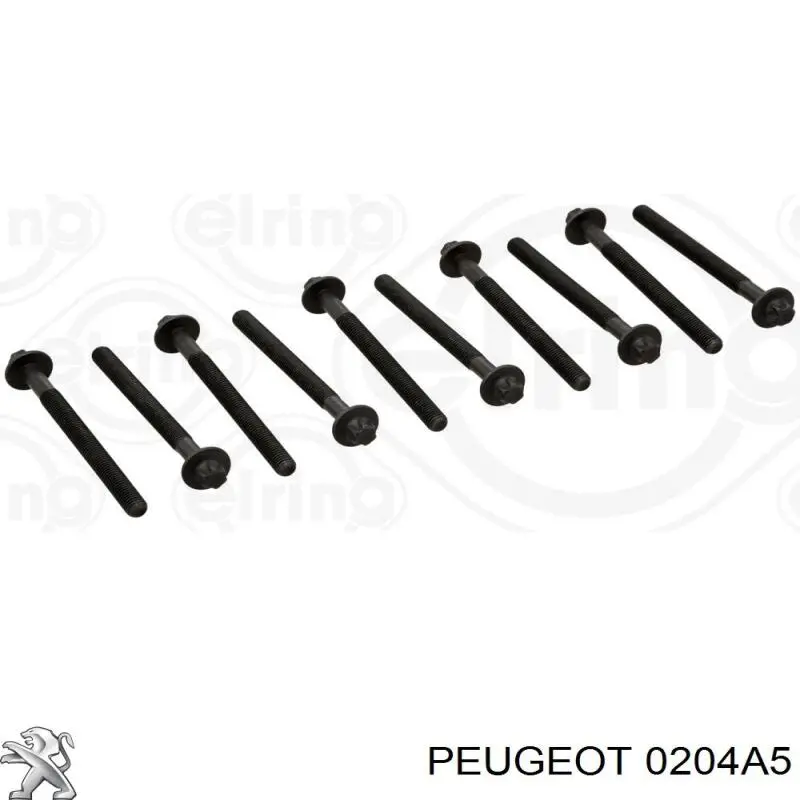 0204A5 Peugeot/Citroen tornillo de culata