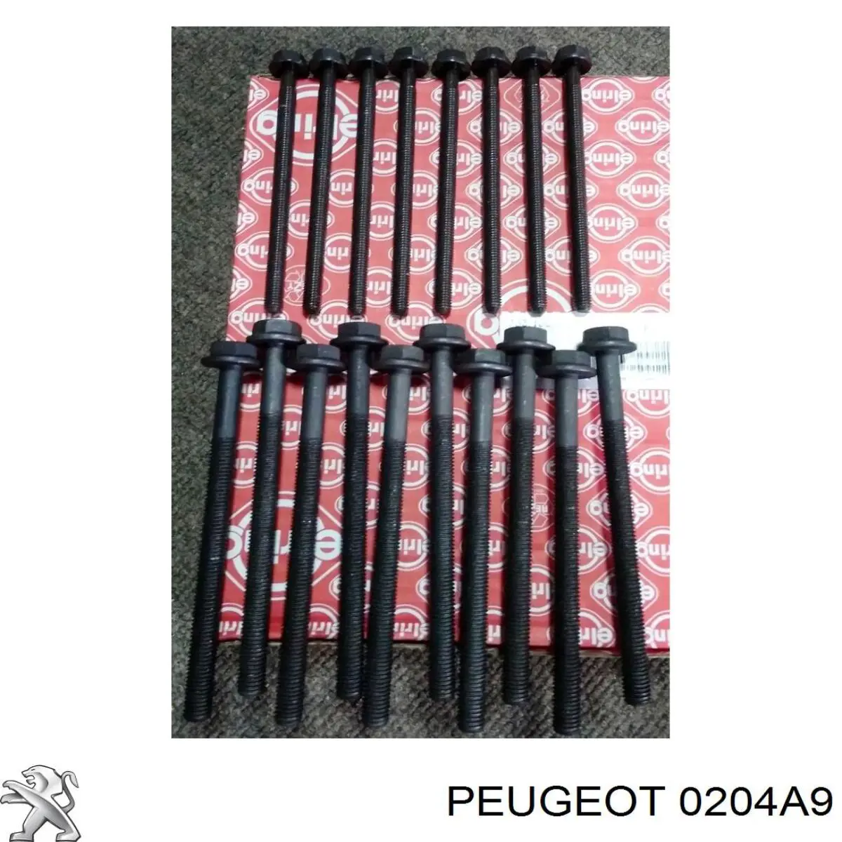 0204A9 Peugeot/Citroen tornillo de culata